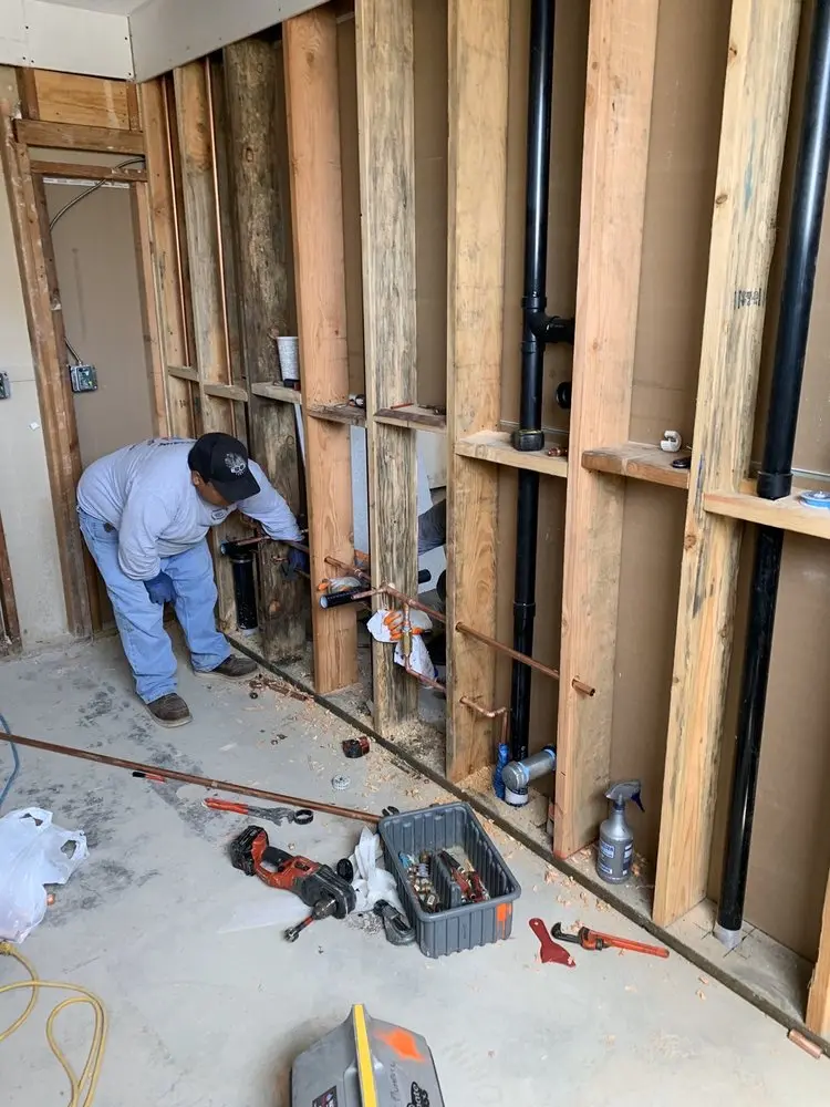 Commercial rough-in plumbing for Gas Line Repair in Southcross
